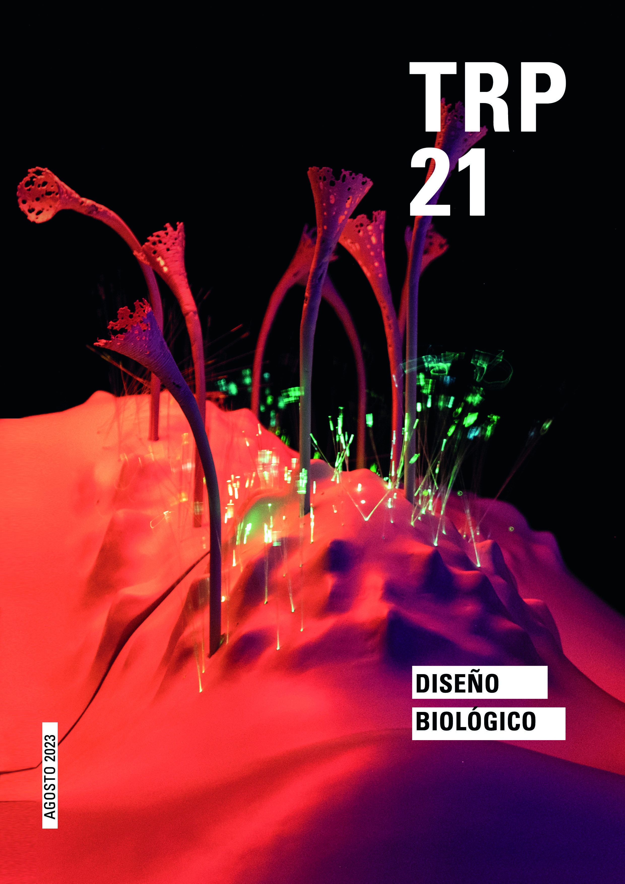 Homepage image of the TRP-21 monographic volume focused on biological design and bio-inspired processes enabled by digital technologies.